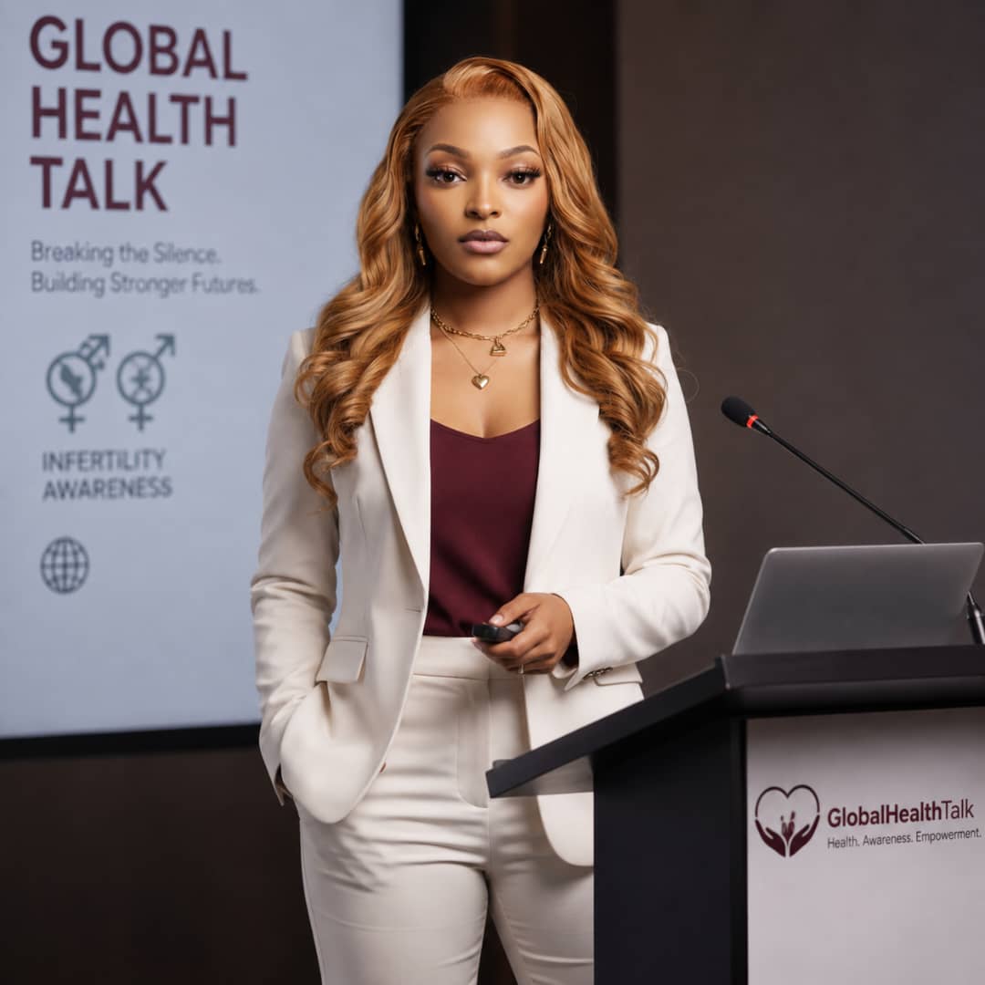 Oge, founder of Global Health Talk